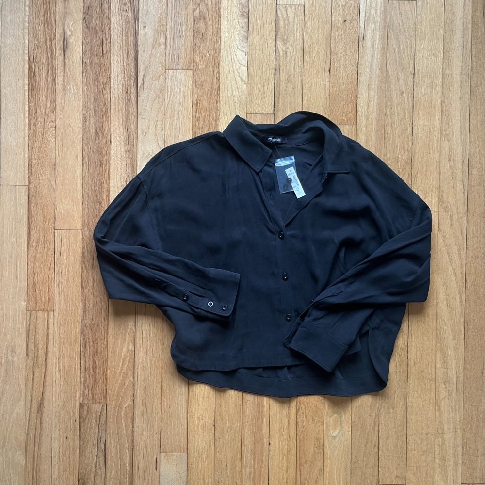 NWT Black Button Down from Madewell
